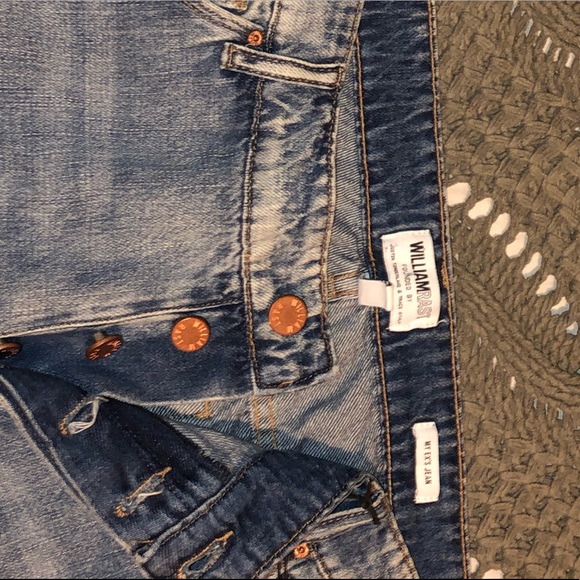 NWT William Rast My Ex’s Destroyed Ankle Jeans 16W - Picture 5 of 9